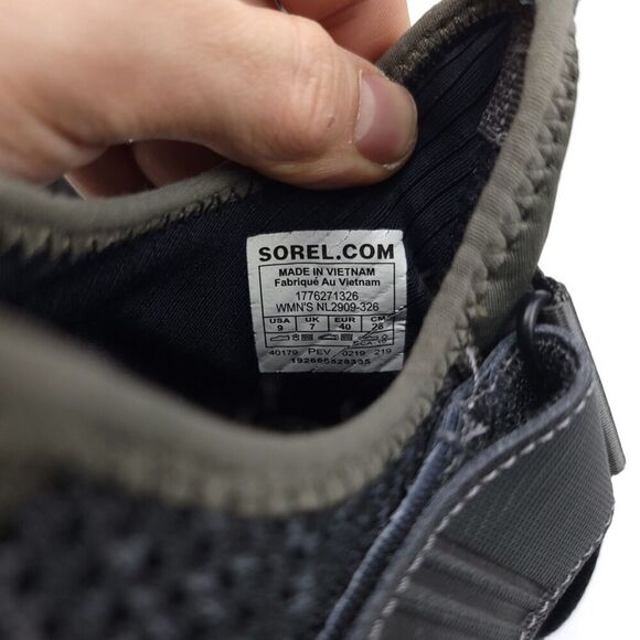 SOREL Kinetic Sneak Alpine Green Tundra Athletic Shoes Womens 9 Gorpcore Running - Picture 8 of 9